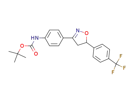 {4-[5-(4-Trifluoromethylphenyl)-4,5-dihydro-isoxazol-3-yl]-phenyl}-carbamic acid tert-butyl ester
