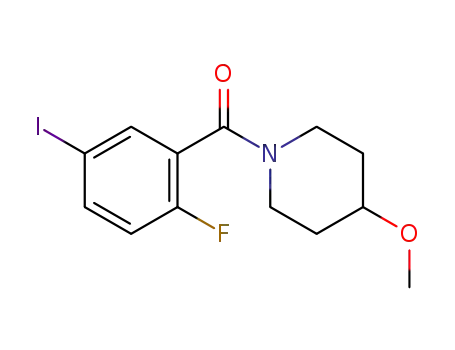 (2-fluoro-5-iodophenyl)(4-methoxypiperidin-1-yl)methanone