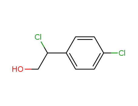 Molecular Structure of 41252-79-3 (2-CHLORO-2-(4-CHLORO-PHENYL)-ETHANOL)