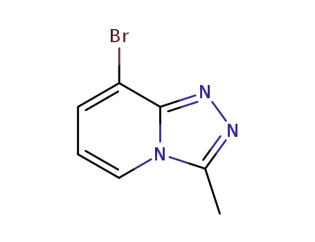 Molecular Structure of 54230-90-9 (8-BroMo-3-Methyl-[1,2,4]triazolo[4,3-a]pyridine)