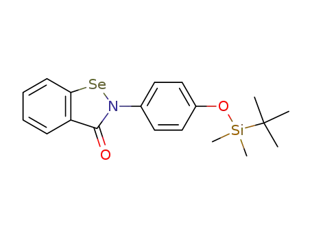 2-[4-(tert-butyldimethylsiloxy)phenyl]-1,2-benzisoselenazol-3(2H)-one