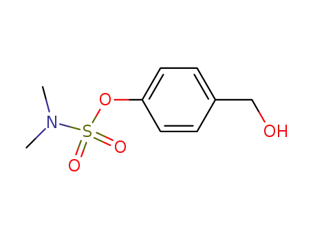 Molecular Structure of 536975-11-8 (Sulfamic acid, dimethyl-, 4-(hydroxymethyl)phenyl ester)