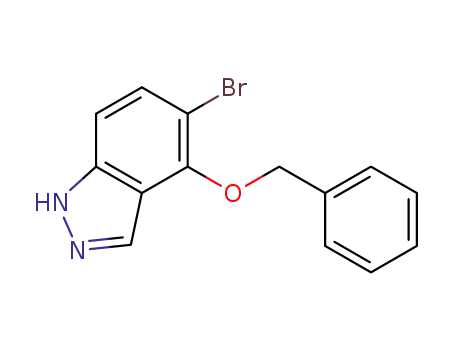 1H-Indazole, 5-bromo-4-(phenylmethoxy)-