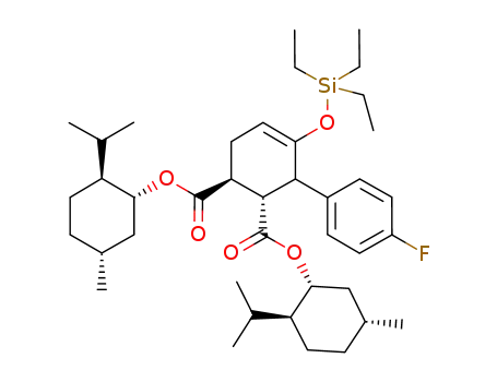 4-Cyclohexene-1,2-dicarboxylic acid,
3-(4-fluorophenyl)-4-[(triethylsilyl)oxy]-,
1,2-bis[(1R,2S,5R)-5-methyl-2-(1-methylethyl)cyclohexyl] ester,
(1S,2S)-