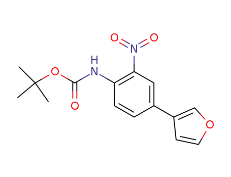(4-Furan-3-yl-2-nitro-phenyl)-carbamic Acid tert.-Butyl Ester