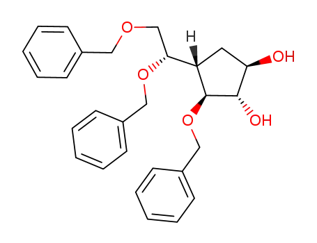 3,5,6-tri-O-benzyl-4a-carba-β-D-galactofuranose