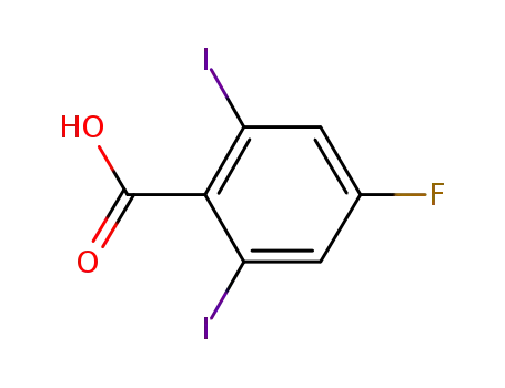 4-fluoro-2,6-diiodobenzoic acid