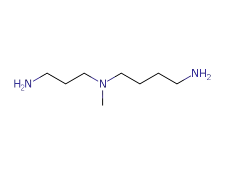 Molecular Structure of 51460-23-2 (1,4-Butanediamine, N-(3-aminopropyl)-N-methyl-)