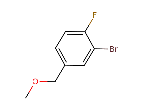 Molecular Structure of 887268-22-6 (2-BROMO-1-FLUORO-4-(METHOXYMETHYL) BENZENE)