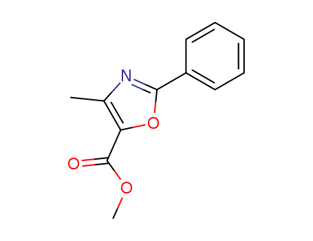 22260-83-9 5-Oxazolecarboxylicacid, 4-methyl-2-phenyl-, methyl ester