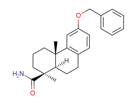 (1S,4aS,10aR)-6-(benzyloxy)-1,4a-dimethyl-1,2,3,4,4a,9,10,10a-octahydrophenanthrene-1-carboxamide