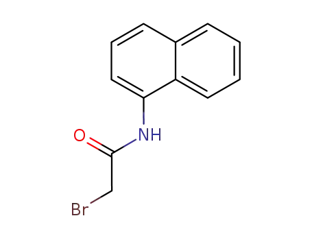 Molecular Structure of 1136-82-9 (2-BROMO-N-(1-NAPHTHYL)ACETAMIDE)