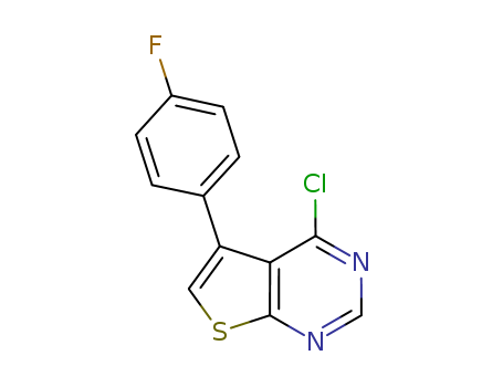 4-CHLORO-5-(4-FLUOROPHENYL)THIENO[2,3-D]PYRIMIDINE