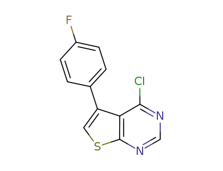 4-클로로-5-(4-플루오로페닐)티에노[2,3-D]피리미딘