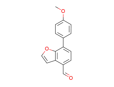 4-Benzofurancarboxaldehyde, 7-(4-methoxyphenyl)-