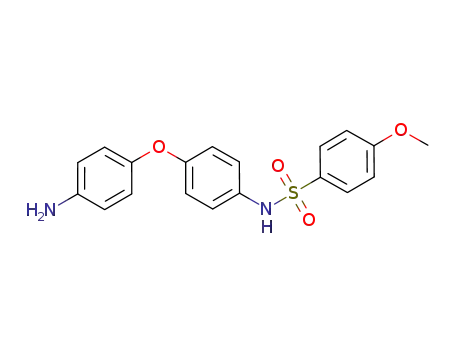 Molecular Structure of 848143-70-4 (Benzenesulfonamide, N-[4-(4-aminophenoxy)phenyl]-4-methoxy-)