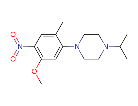 1-isopropyl-4-(5-methoxy-2-methyl-4-nitrophenyl)piperazine