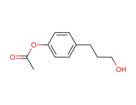 Acetic acid 4-(3-hydroxy-propyl)-phenyl ester