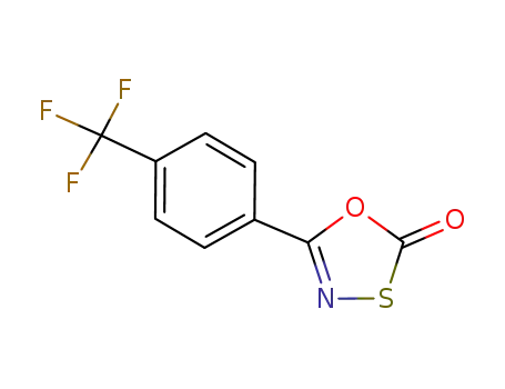 Molecular Structure of 851224-79-8 (1,3,4-Oxathiazol-2-one, 5-[4-(trifluoromethyl)phenyl]-)