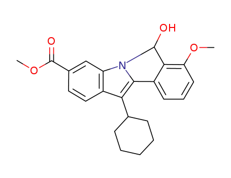 methyl 11-cyclohexyl-6-hydroxy-7-methoxy-6H-isoindolo[2,1-a]indole-3-carboxylate