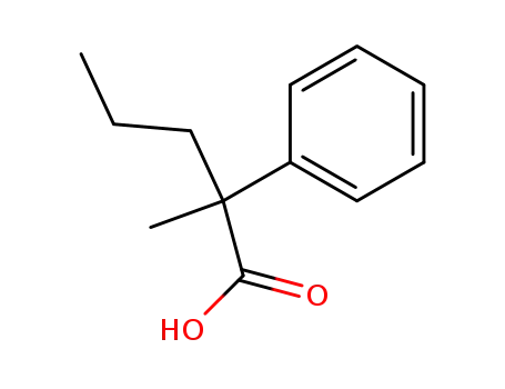 Benzeneacetic acid, a-methyl-a-propyl-