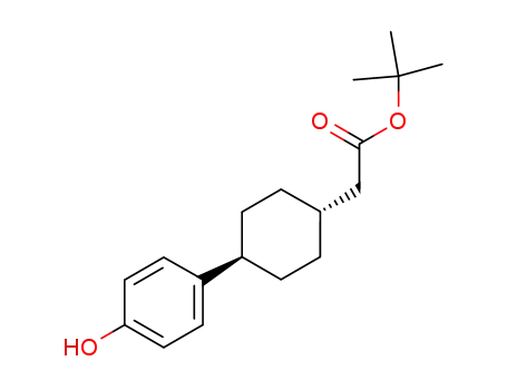tert-butyl [trans-4-(4-hydroxyphenyl)cyclohexyl]acetate