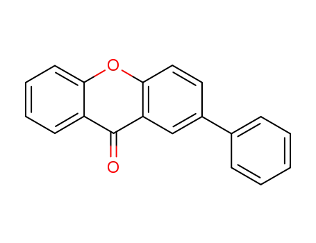 Molecular Structure of 50781-46-9 (9H-Xanthen-9-one, 2-phenyl-)