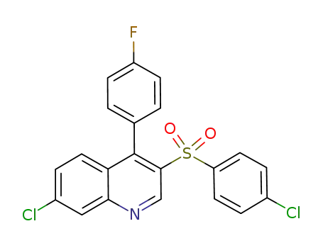 7-chloro-3-(4-chloro-benzenesulfonyl)-4-(4-fluoro-phenyl)-quinoline