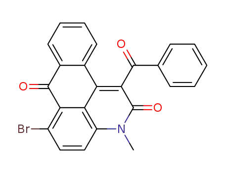 1-benzoyl-6-bromo-3-methyl-3<i>H</i>-naphtho[1,2,3-<i>de</i>]quinoline-2,7-dione
