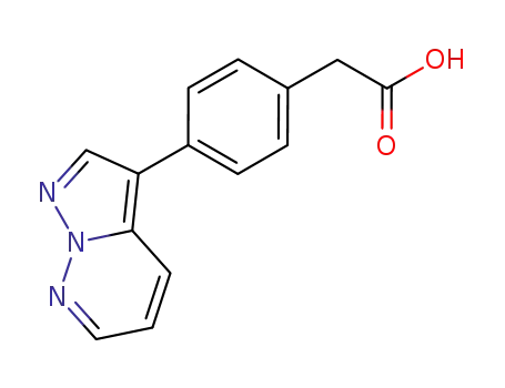 (4-pyrazolo[1,5-b]pyridazin-3-ylphenyl)acetic acid