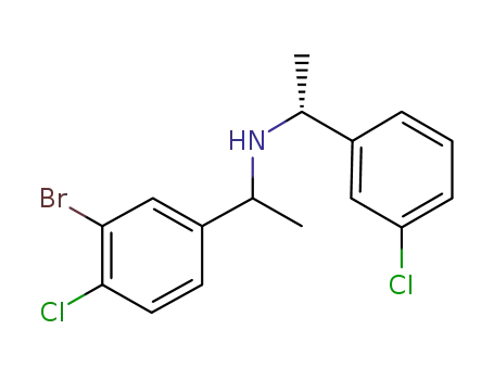 1-(3-bromo-4-chlorophenyl)-N-((R)-1-(3-chlorophenyl)ethyl)ethanamine