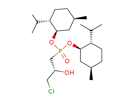 bis[(1R,2S,5R)-menthyl] ((S)-3-chloro-2-hydroxypropyl)phosphonate