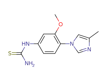 1-(3-methoxy-4-(4-methyl-1H-imidazol-1-yl)phenyl)thiourea