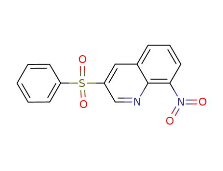 3-(Benzenesulfonyl)-8-nitroquinoline