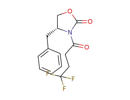 2-Oxazolidinone, 4-(phenylmethyl)-3-(4,4,4-trifluoro-1-oxobutyl)-, (4R)-