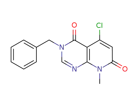 3-benzyl-5-chloro-8-methylpyrido[2,3-d]pyrimidine-4,7(3H,8H)-dione