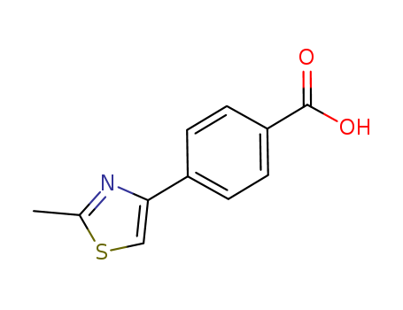 Benzoic acid,4-(2-methyl-4-thiazolyl)-