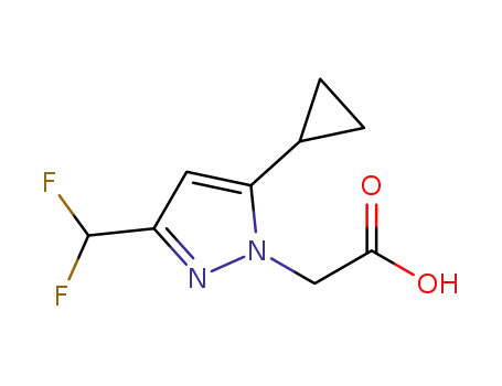 [5-cyclopropyl-3-(difluoromethyl)-1H-pyrazol-1-yl]acetic acid