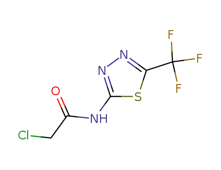 2-CHLORO-N-(5-TRIFLUOROMETHYL-[1,3,4]THIADIAZOL-2-YL)-아세트아미드