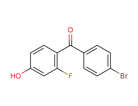 (4-브로모페닐)(2-FLUORO-4-HYDROXYPHENYL) 메탄온