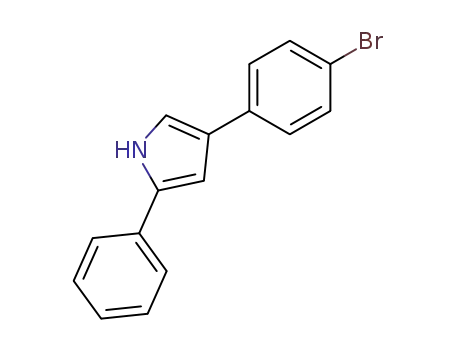 Molecular Structure of 862201-35-2 (4-(P-BROMOPHENYL)-2-PHENYLPYRROLE)