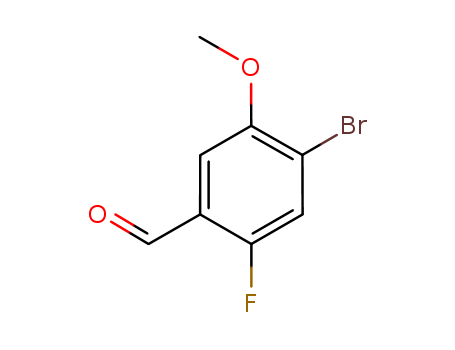 4-Bromo-2-fluoro-5-methoxybenzaldehyde cas no. 749931-20-2 98%