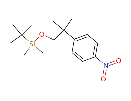 tert-butyl-dimethyl-[2-methyl-2-(4-nitro-phenyl)-propoxy]-silane