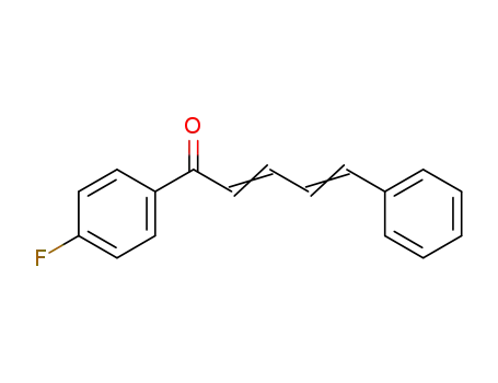Molecular Structure of 296759-67-6 (1-(4-fluorophenyl)-5-phenyl-2,4-pentadien-1-one)
