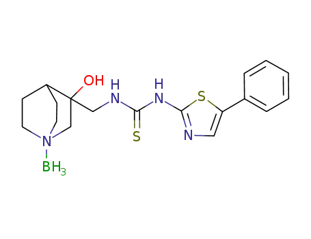 (3-hydroxy-3-((3-(5-phenylthiazol-2-yl)thioureido)methyl)-1-ammoniobicyclo[2.2.2]octan-1-yl)trihydroborate