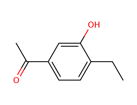 Molecular Structure of 73898-20-1 (Ethanone,1-(4-ethyl-3-hydroxyphenyl)-)