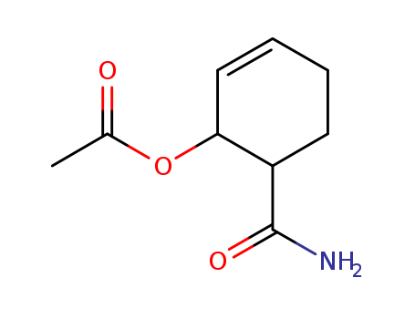 3-CYCLOHEXENE-1-CARBOXAMIDE,2-(ACETYLOXY)-
