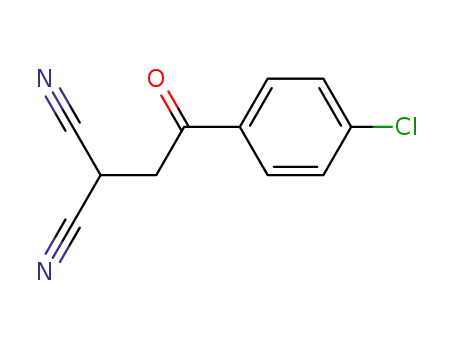 Molecular Structure of 26454-81-9 (2-[2-(4-CHLOROPHENYL)-2-OXOETHYL]MALONONITRILE)