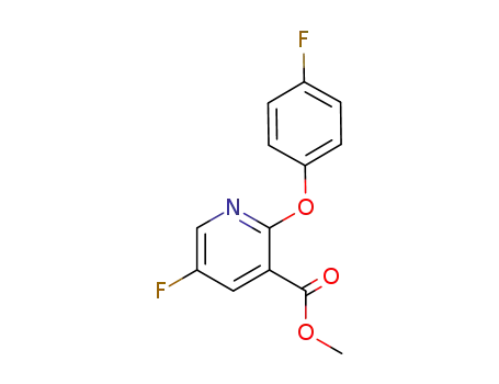 3-Pyridinecarboxylic acid, 5-fluoro-2-(4-fluorophenoxy)-, methyl ester