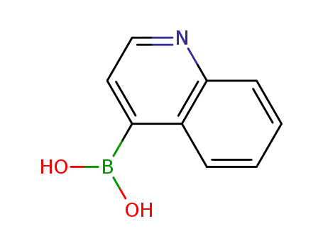 Molecular Structure of 371764-64-6 (QUINOLINE-4-BORONIC ACID)